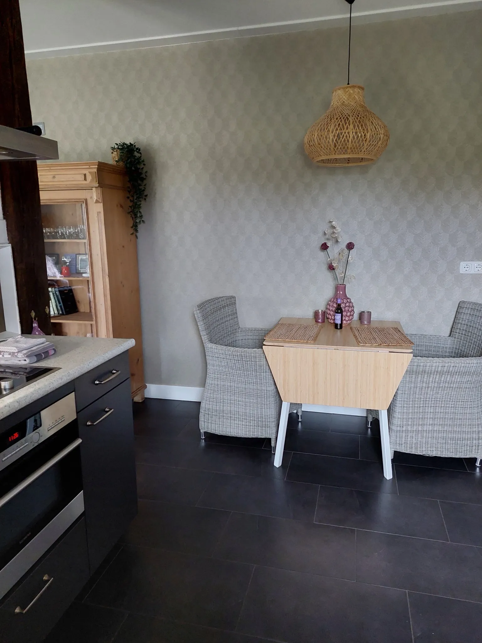 Eethoek van het appartement